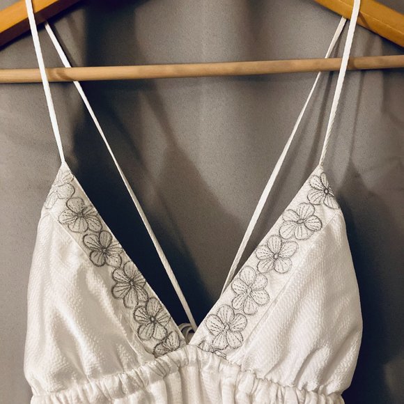 Tropical White Dress or Lingerie - Picture 4 of 7